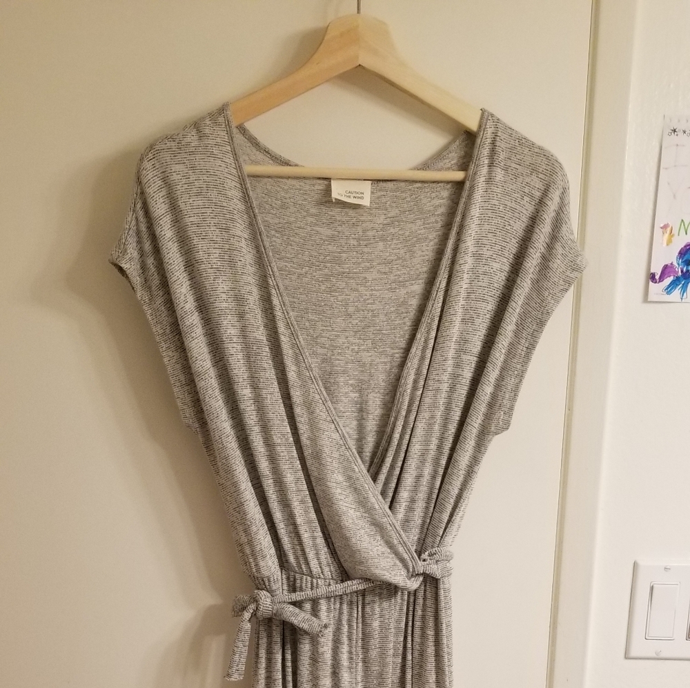 Grey pantsuit
